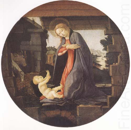 Madonna in Adoration of the Christ Child, Sandro Botticelli